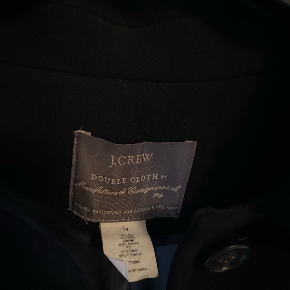 Jcrew wool Thinsulate long coat 4tall. Classic lady day coat - Picture 3 of 12